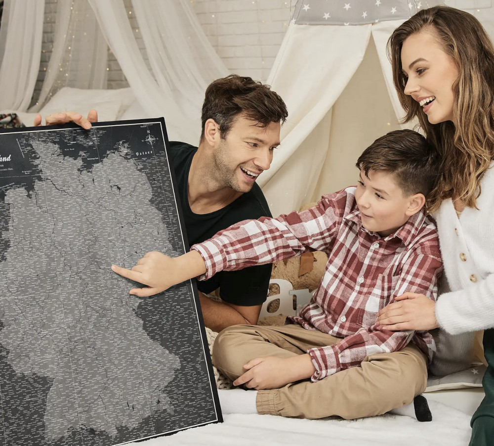 Entdecke die Vielseitigkeit unserer  Deutschlandkarte als Kork